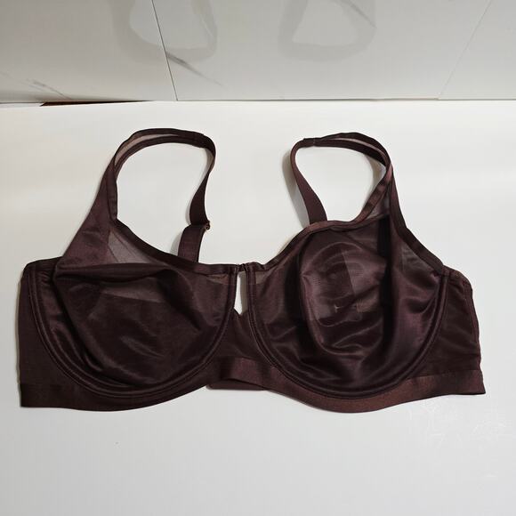 Soma Unbelievable Lift Scoop Balconette Unlined Mocha Size 42DD 42E - Picture 1 of 7